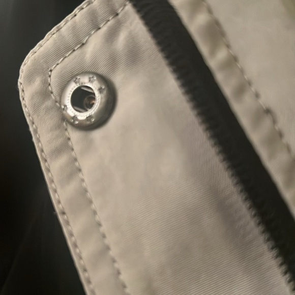 Nautica lightweight black jacket sz M long with detachable hoodie big packets - Picture 4 of 10